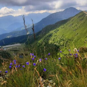 Horská túra kolem vrcholu Goldeck, Korutany, Alpy, Rakousko.