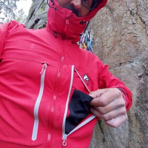 Vnitřní kapsa na mobil - HIGH POINT NUROCK JACKET