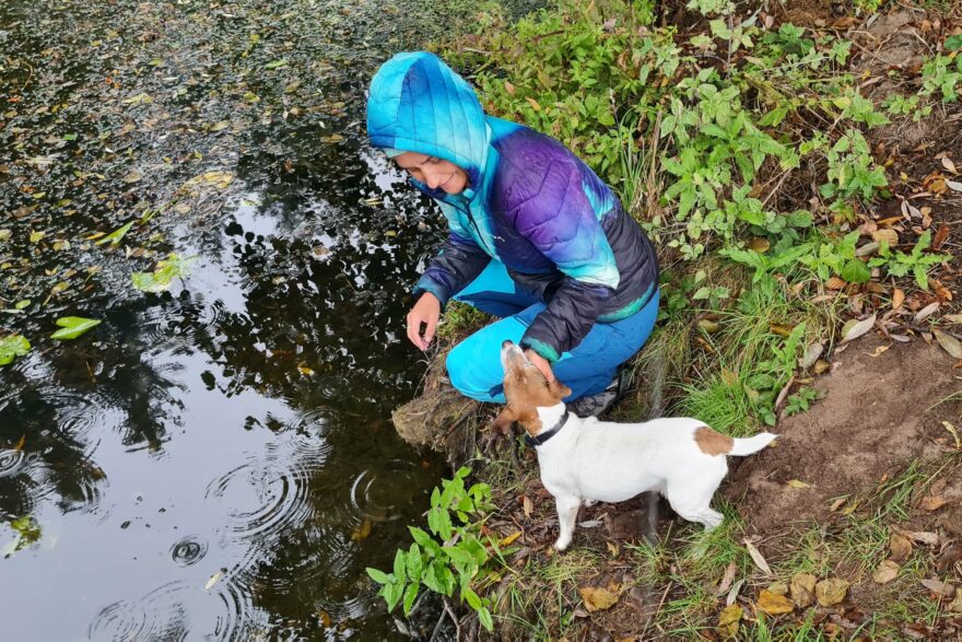 Dámské kalhoty Northfinder Krista zaujmou nejen vašeho čtyřnohého miláčka.