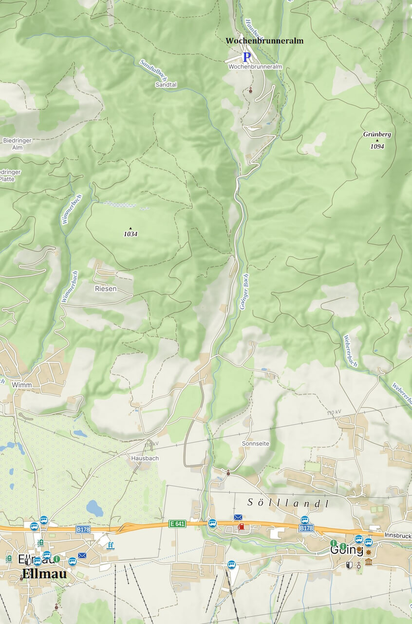 Via ferrata Klamml Klettersteig je kratší zajištěná cesta, kterou si můžete zpestřit výstup na chatu Gruttenhütte z Wochenbrunner Almu