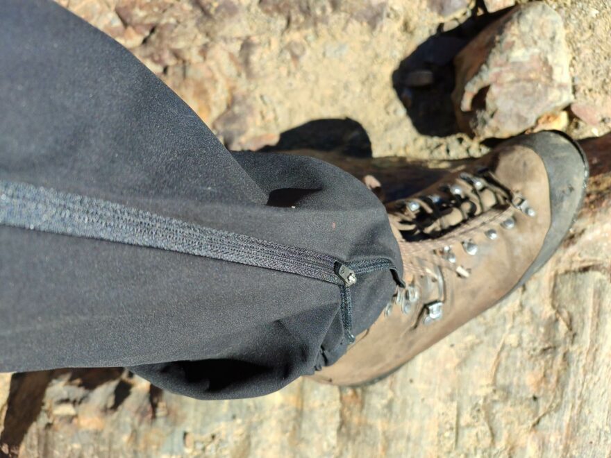 Detail spodního zipu na nohavici - NORTHFINDER ANAKIN