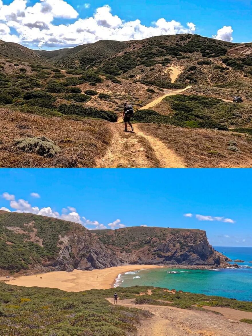 Putování Portugalskem od severu k jihu po dálkových trasách Svatojakubská cesta (Camino de Santiago) a Rota Vincentina