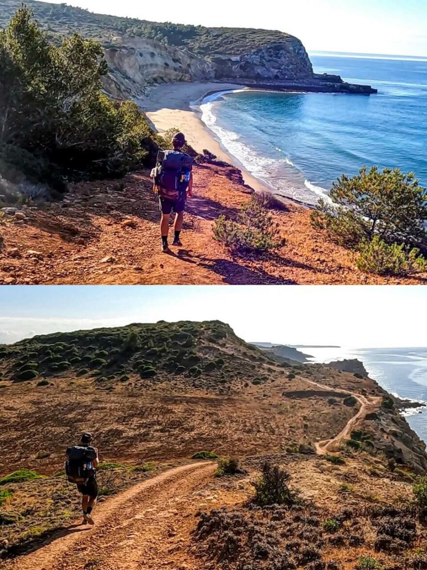 Putování Portugalskem od severu k jihu po dálkových trasách Svatojakubská cesta (Camino de Santiago) a Rota Vincentina