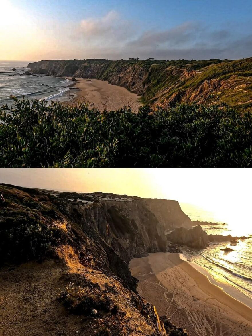 Putování Portugalskem od severu k jihu po dálkových trasách Svatojakubská cesta (Camino de Santiago) a Rota Vincentina