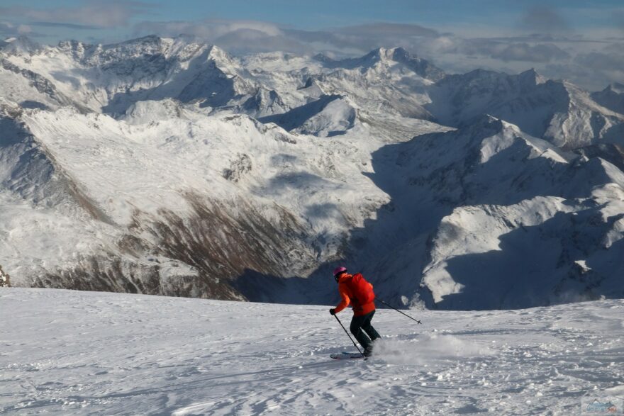 Rakouský skialp a freeride na začátku sezóny může být místy i prašanový