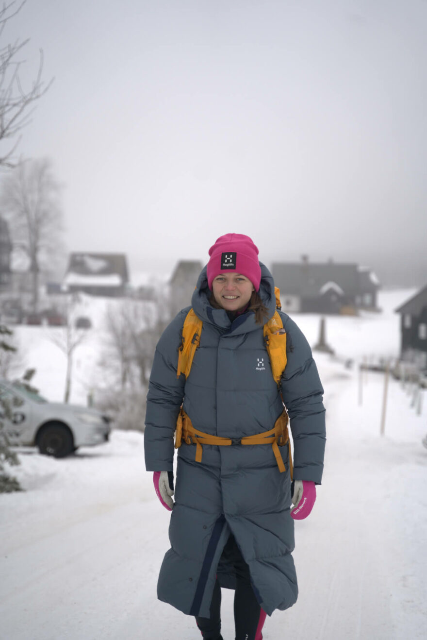 Dámský péřový kabát Haglöfs Long Down Parka