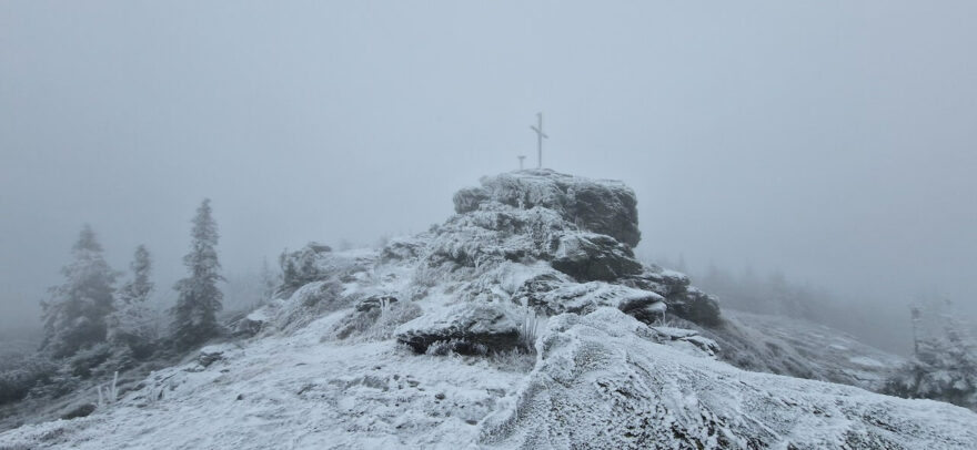 Na treku přes Volovské vrchy na Slovensku jsem tentokrát neměl štěstí na výhledy