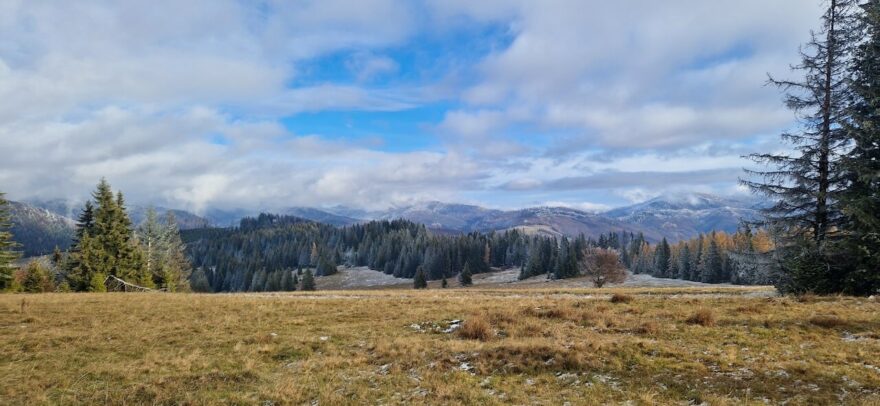 Horská krajina Volovských vrchů je z velké části zalesněná.