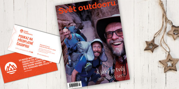 Daruj pod stromeček předplatné časopisu Svět outdooru s 20% slevou!
