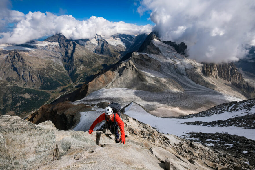 Výstup na Bietschhorn ve Švýcarsku