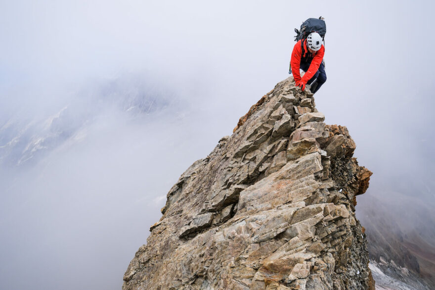 Výstup na Bietschhorn ve Švýcarsku