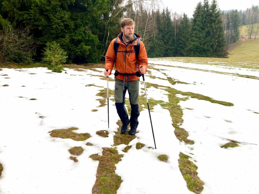 Ve sněhu a dešti v kalhotách LUNDHAGS MAKKE