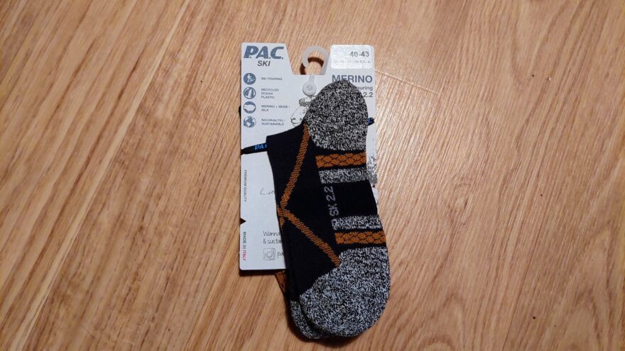 Unikátní balení ponožek P.A.C. SK 2.2 MERINO TOURING