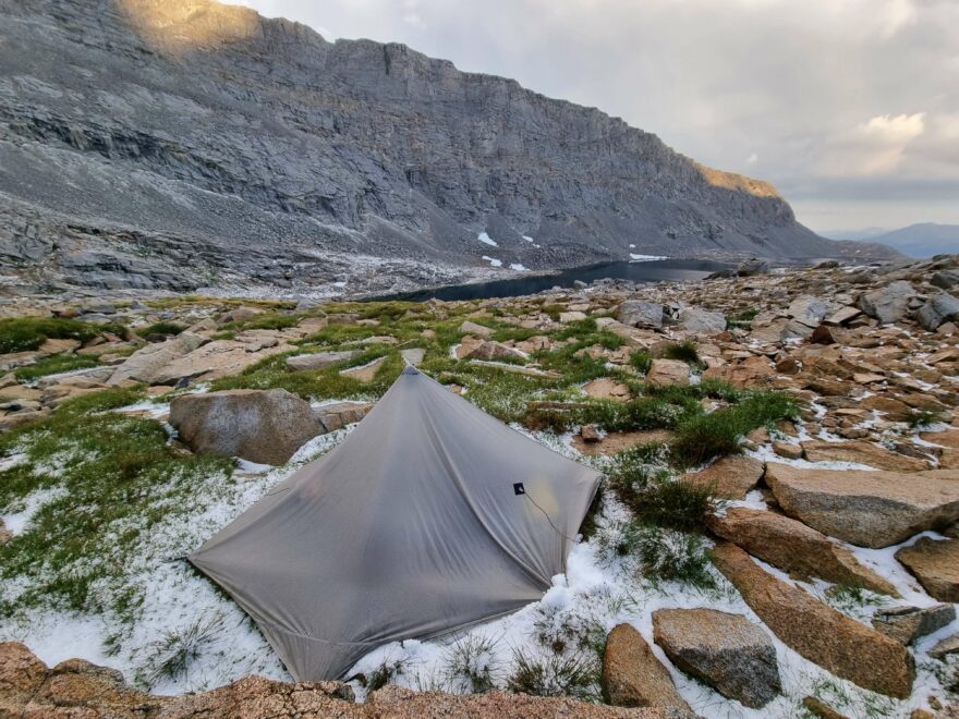 Počasí na John Muir Trailu umí překvapit. Bouřka ve 4000 m.