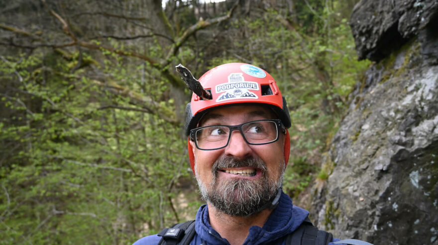 Na ferratách noste helmu!