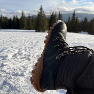 Boty VIVOBAREFOOT Tracker Forest ESC jsou použitelné i v chladných podmínkách.