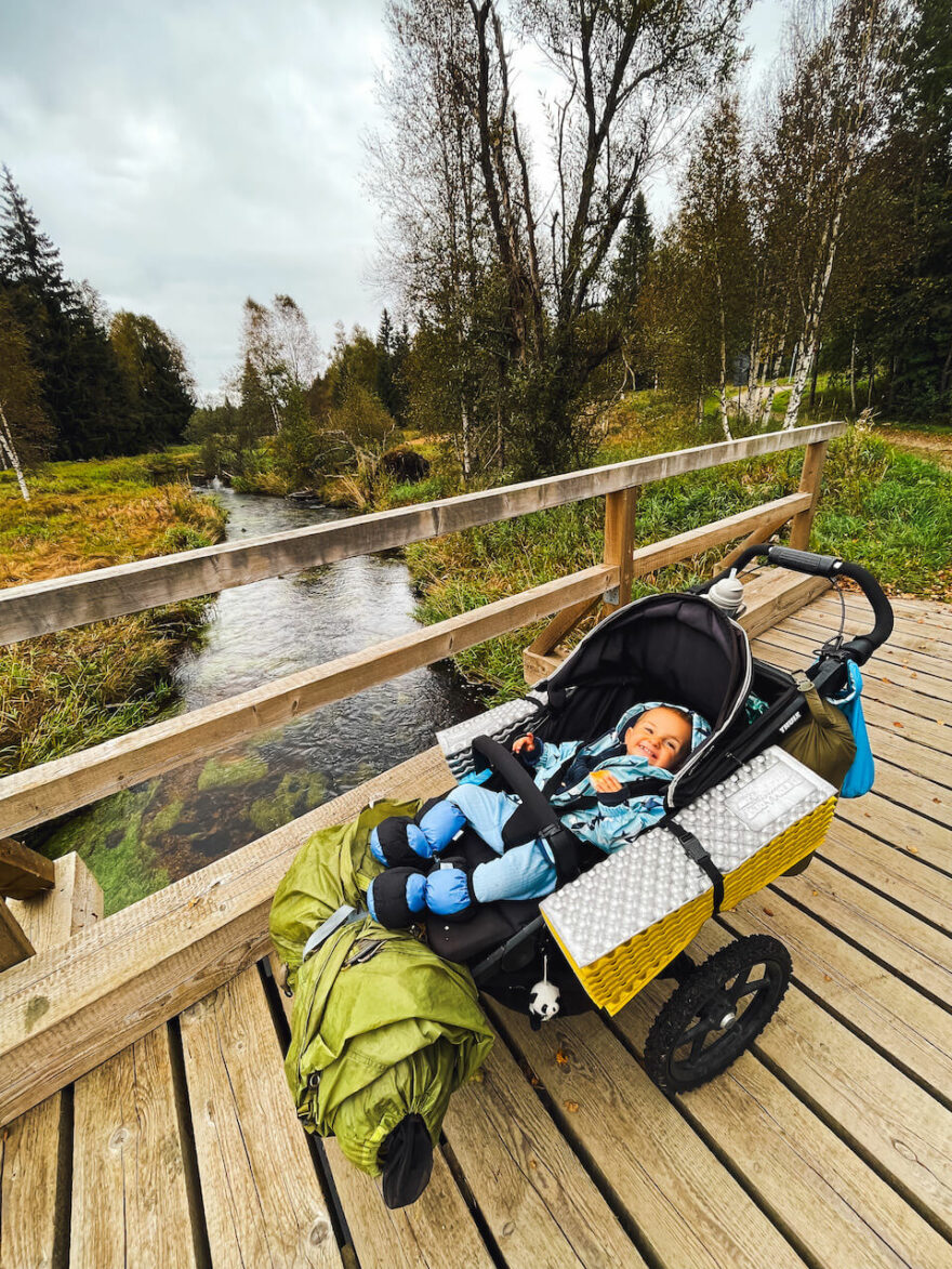 Hanka společně se svým synem Benjaminem přešla celou jižní větev Stezky Českem