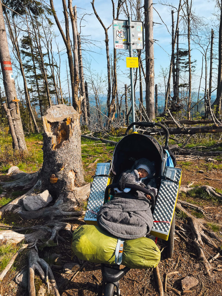 Velký Polom - Beskydy, náš první pokořený vrchol na Stezce Českem