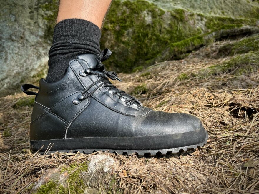Detail okopu bot Ahinsa shoes Hiker Comfort.