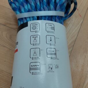 Technické parametry lana SIMOND Vertika