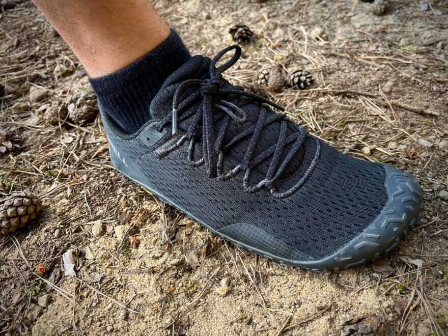 Mesh svrchní materiál bot Merrell Vapor Glove 6.