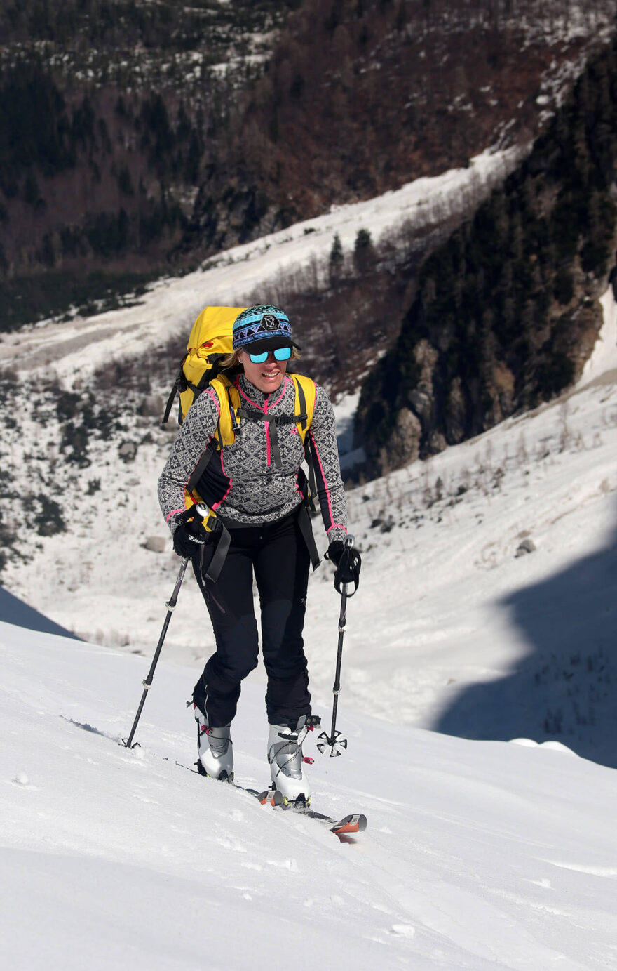 Řada slovinských pohoří nabízí skialpinistům panenské nerozježděné svahy.