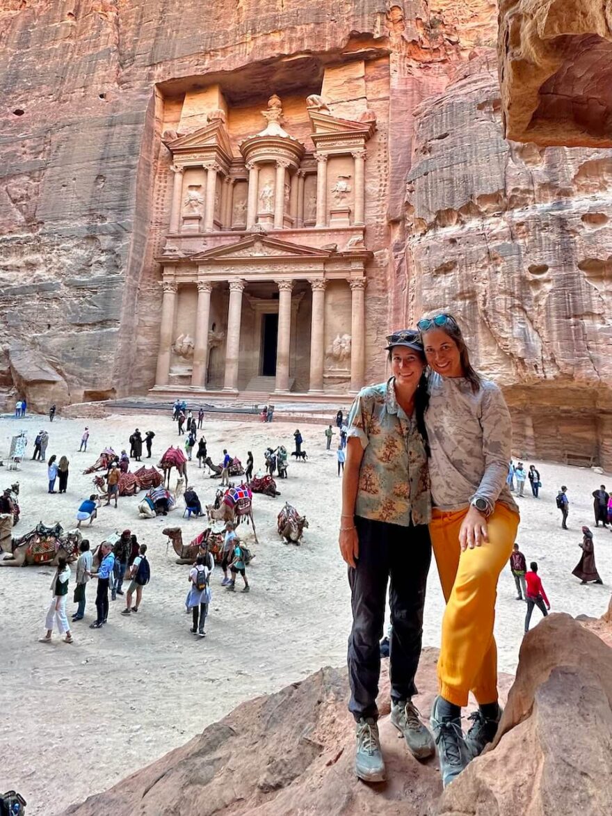 Skalní město Malá Petra v Jordánsku