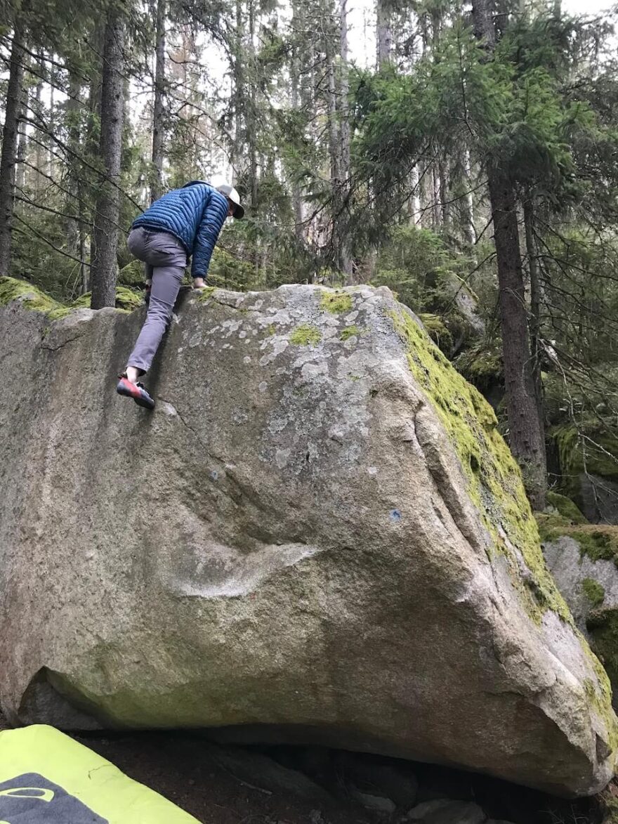 Oblast Loučovice je pokladem boulderingového lezení v jižních Čechách