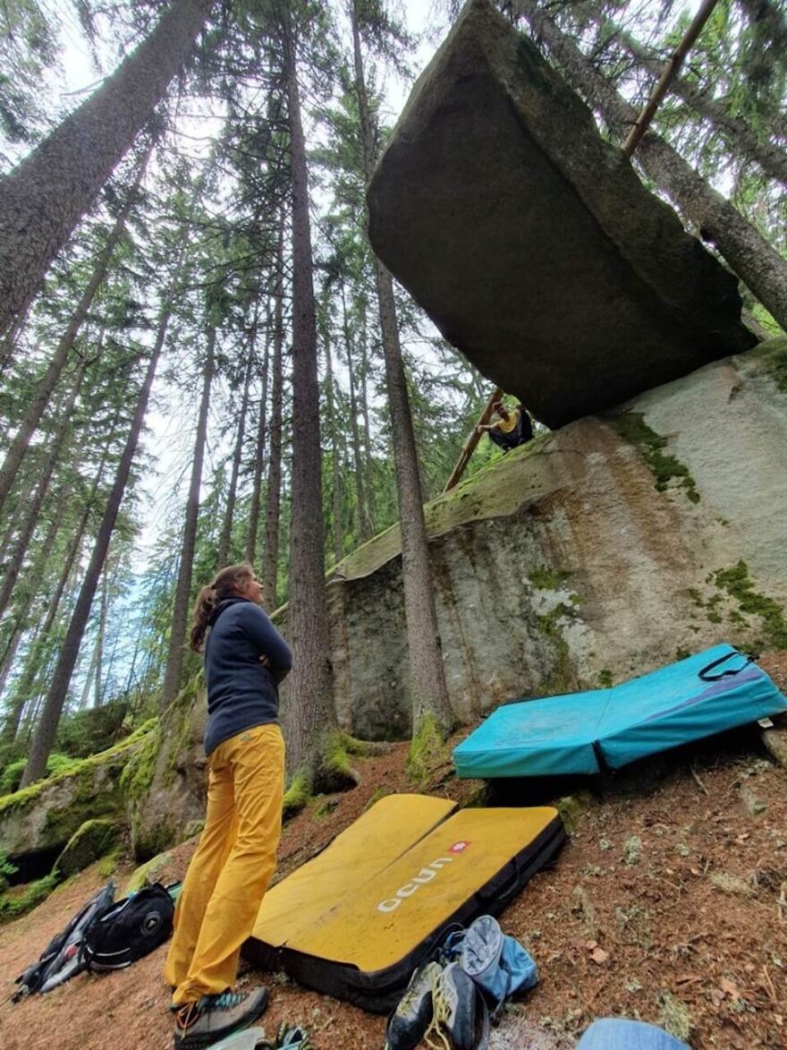 Oblast Loučovice je pokladem boulderingového lezení v jižních Čechách