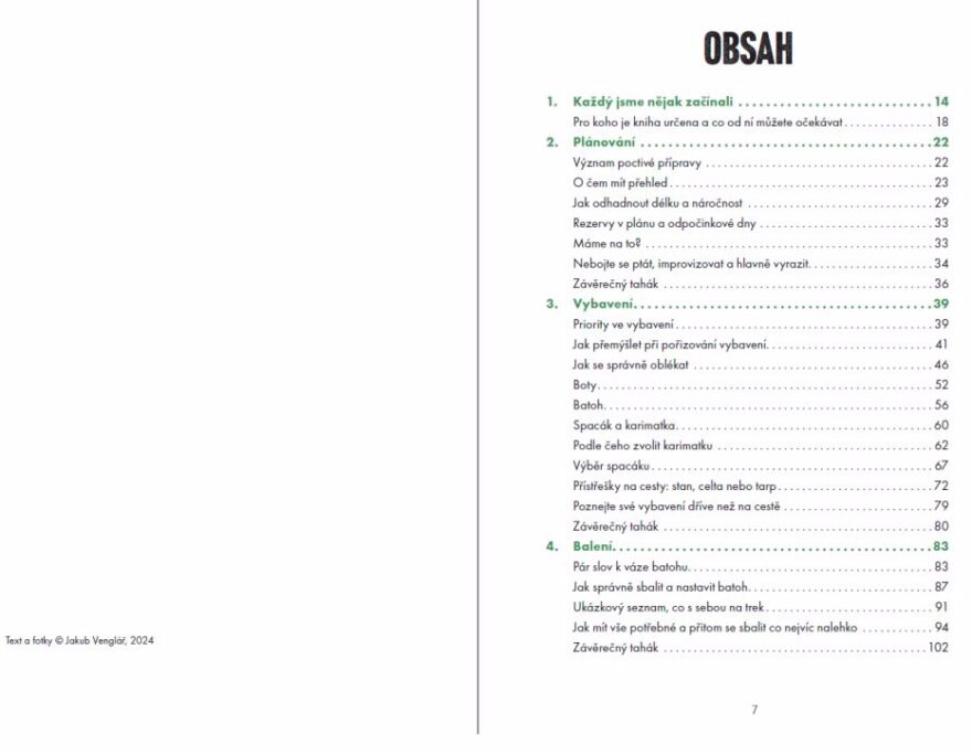 Praktická příručka "Jak na přechody hor" cestovatele Jakuba Vegláře