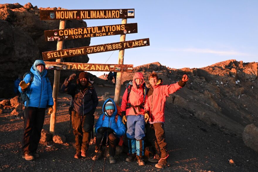 Svítání na Stella Point, vstupenka na vrchol - africké testování High Point Protector