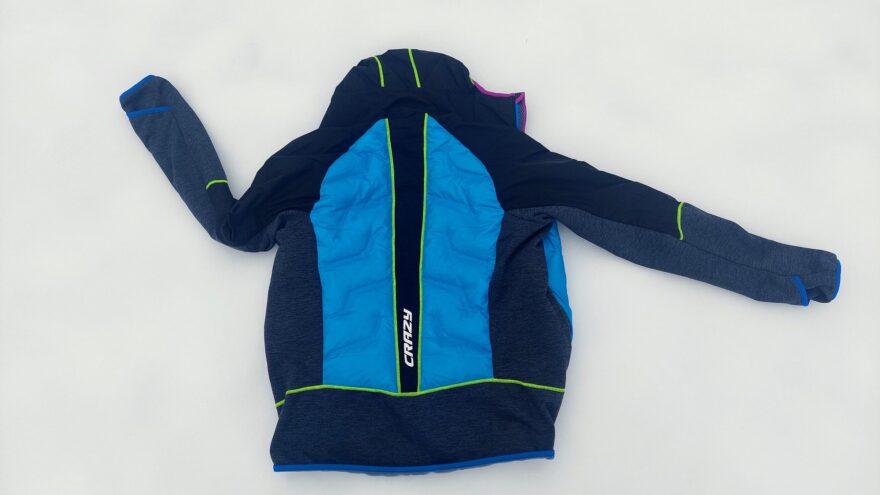 Rozložení jednotlivých dílů na bundě CRAZY JACKET VIPER MAN