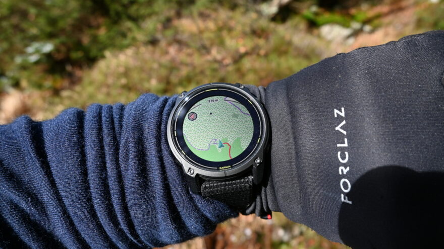 Detail na mapový podklad - Krkonoše Kotelní jámy - GARMIN Enduro 3