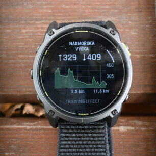 Graf nadmořské výšky - GARMIN Enduro 3