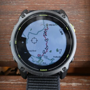 Prošlá trasa (Údolím Kamenice) na hodinkách GARMIN Enduro 3