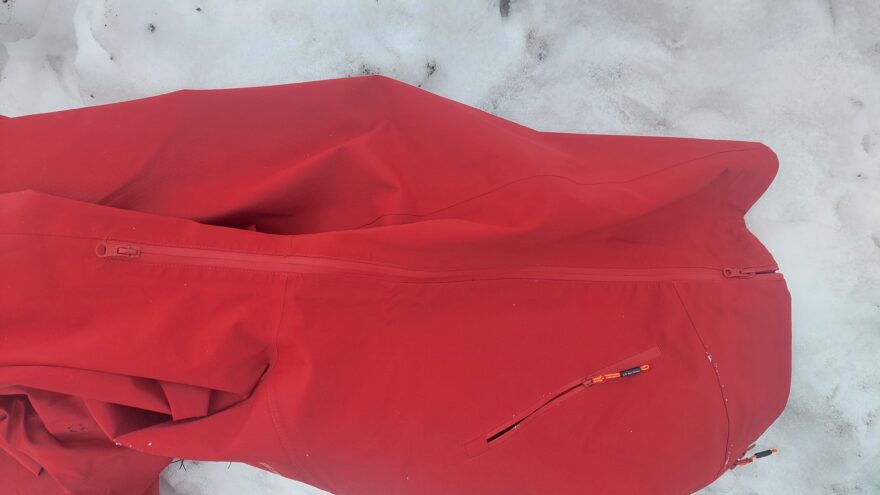 Opravdu dlouhý ventilační zip - PROGRESS ALPEN JKT