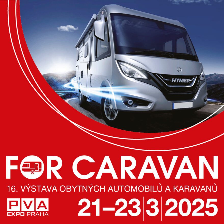 Pravidelný jarní veletrh FOR CARVAN zavítá do pražských Letňan v termínu 21.-23. 3. 2025
