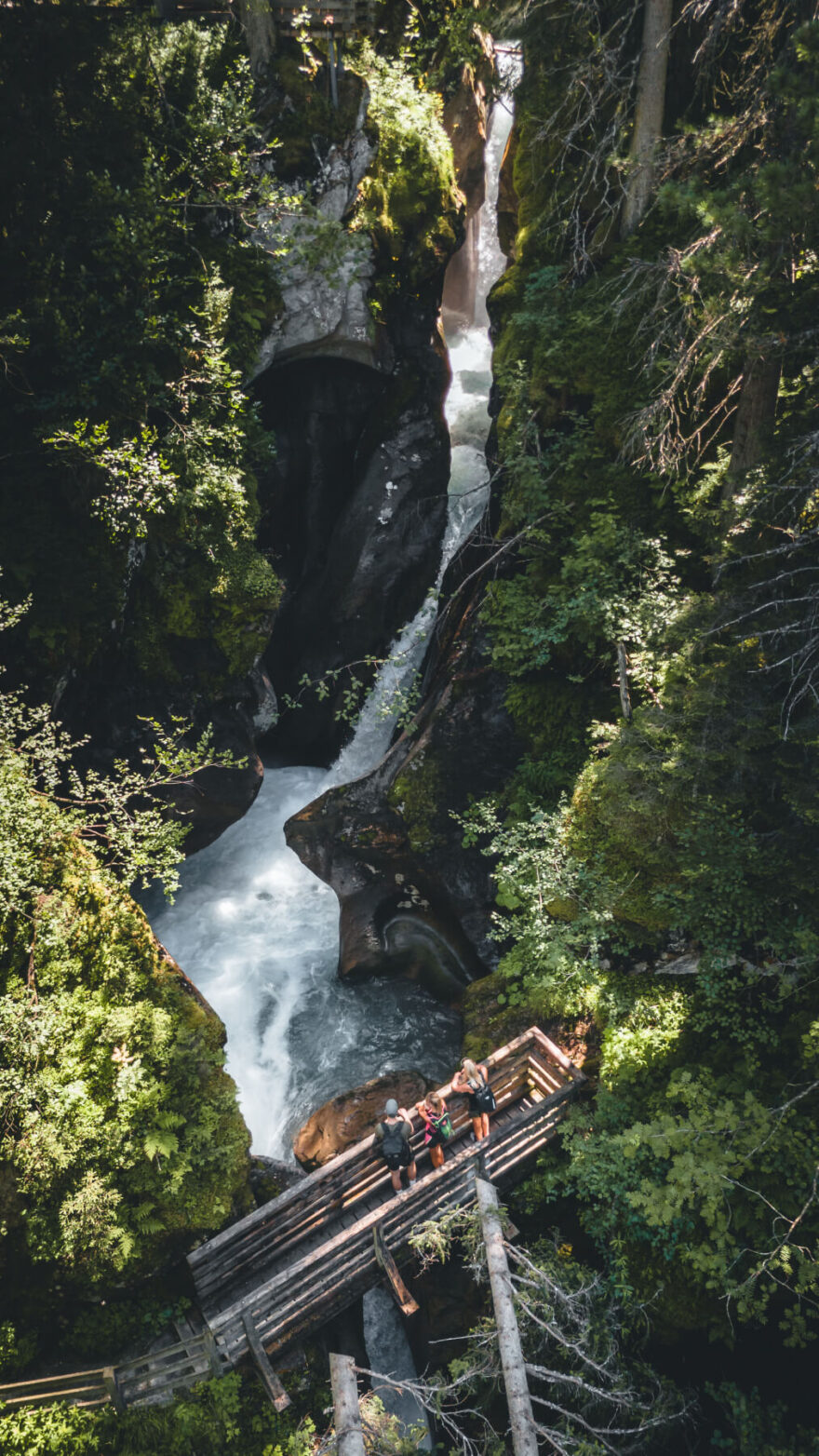 Leitenkammerklamm, Wildgerlostal, Hohe Tauern Panorama Trail, Salcbursko, rakouské Alpy(c) Ferienregion Nationalpark Hohe Tauern_Daniel Kogler