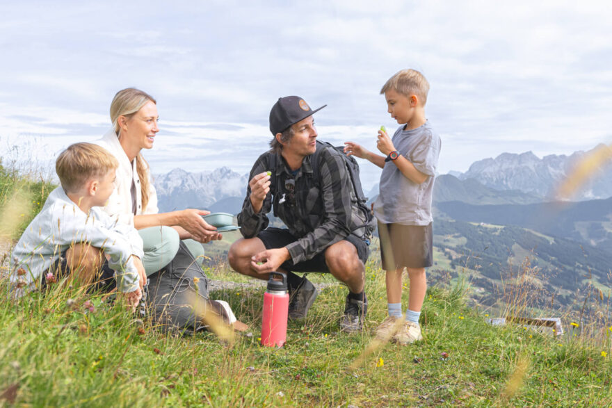 S rodinou do Saalbach Hinterglemm. Foto: Karin Pasterer