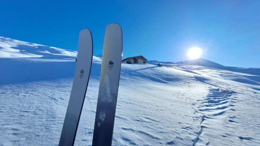 Testování lyží WEDZE WILDER 102 ve švýcarském Davosu