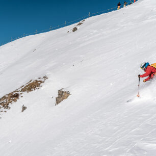 Testování skialpových lyží WEDZE WILDER 102 ve švýcarském Davosu