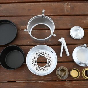 Základní sada nádobí a příslušenství pro TRANGIA 27-7 UL-HA (konvička je extra)