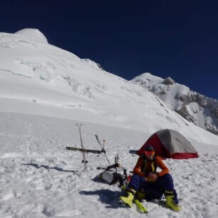 Radoslav Groh, výstup a sjezd pákistánské sedmitisícovky Spantik na lyžích