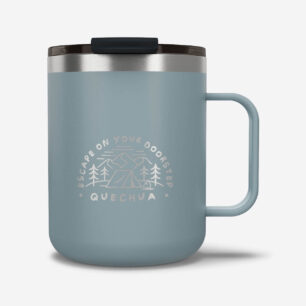 Turistický nerezový termohrnek Quechua