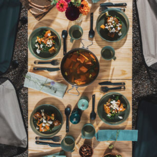 Sada outdoorového nádobí značky Quechua