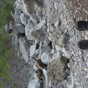 Asi jediná podrážka co neklouže po mokrém Tyrolsku.