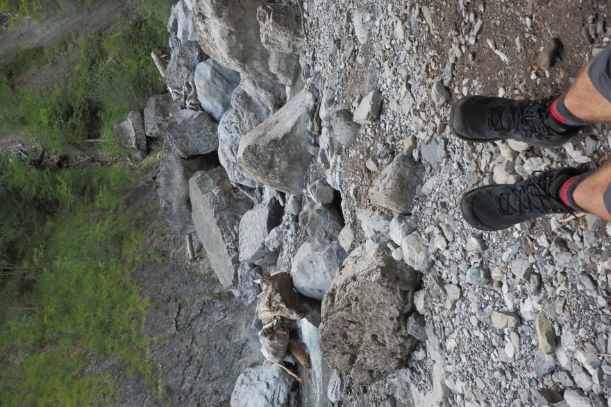 Asi jediná podrážka co neklouže po mokrém Tyrolsku.