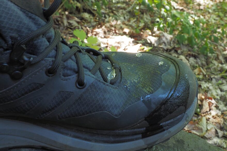 Svrchní tkanina je nenasákavá - TOPO ATHLETIC TRAILVENTURE 2 WP M