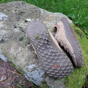 Stav podrážky Merrell Quantum Grip po 4 letech používání - MERRELL WRAPT