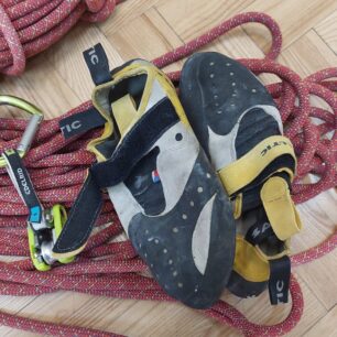 EDELRID OHMEGA na umělé stěně dělá svou práci nejlépe